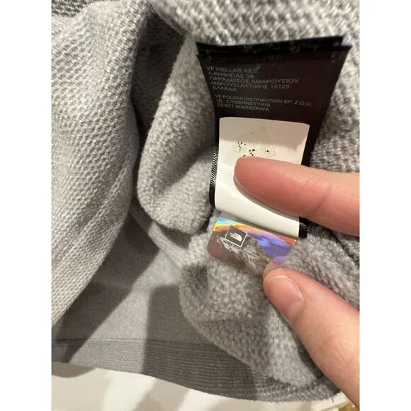 The North Face Men’s Textured Cap Rock 1/4 Zip Pullover Sweatshirt Gray Small - Picture 5 of 7